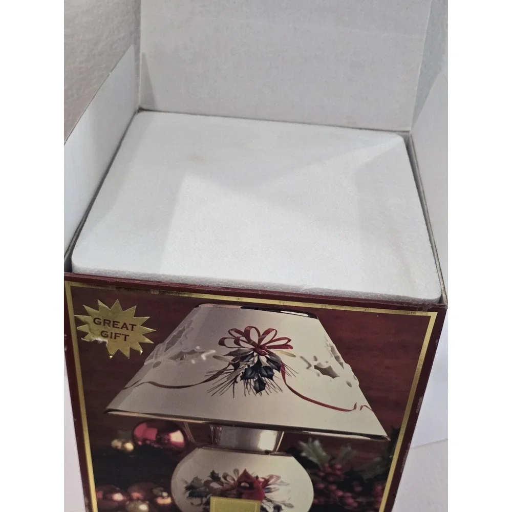 Lenox Christmas Cardinal Holiday Candle Lamp